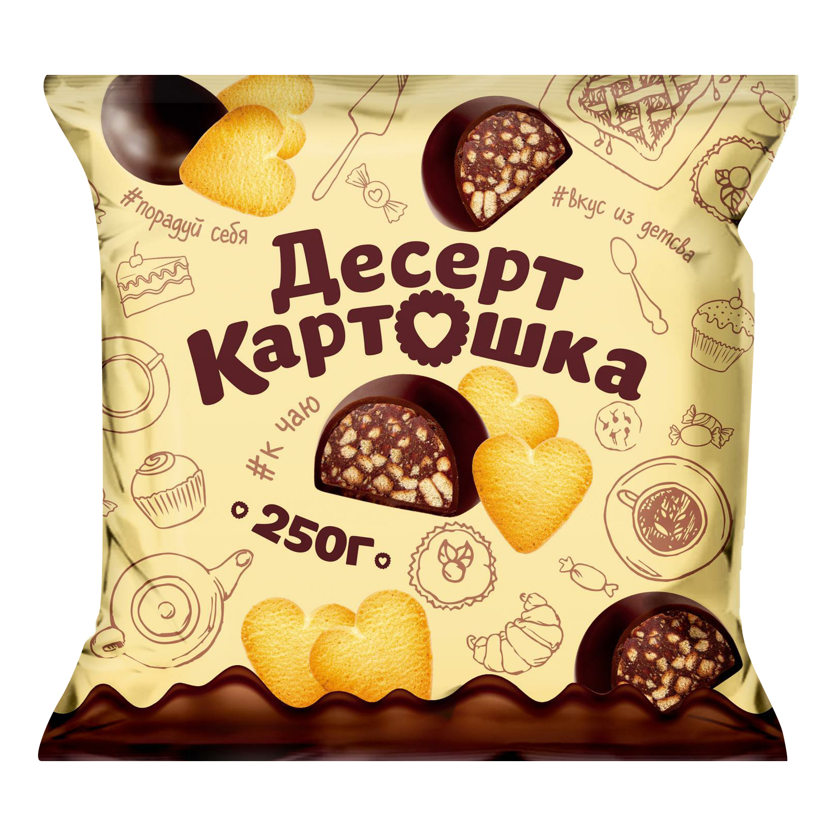 Конфеты картошка