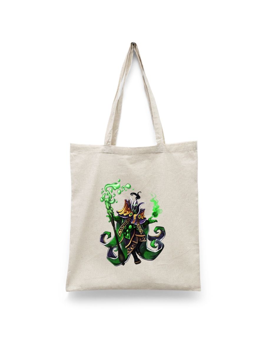 фото Сумка шоппер унисекс сувенирshop dota 2/rubick 55, белый