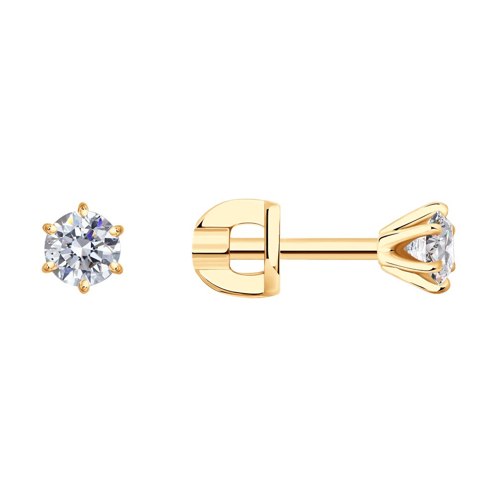 

Серьги из красного золота SOKOLOV 9020055-36, бриллиант, 9020055-36