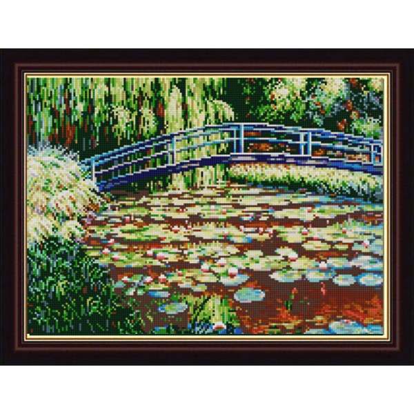 

Схемы для вышивания бисером Пруд с кувшинками 1237, 29x39 см от