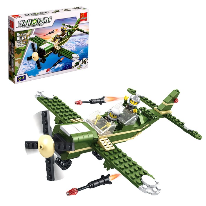 

PEIZHI Конструктор 4 в 1 Военные «Солдаты», 4 вида МИКС