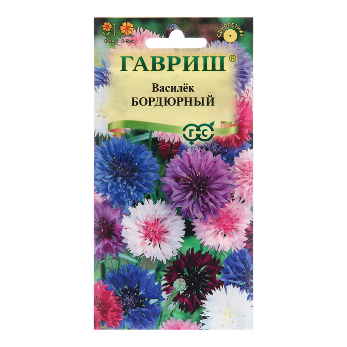 

Семена Василек "Бордюрный", смесь, 0,2 г (4 шт.)
