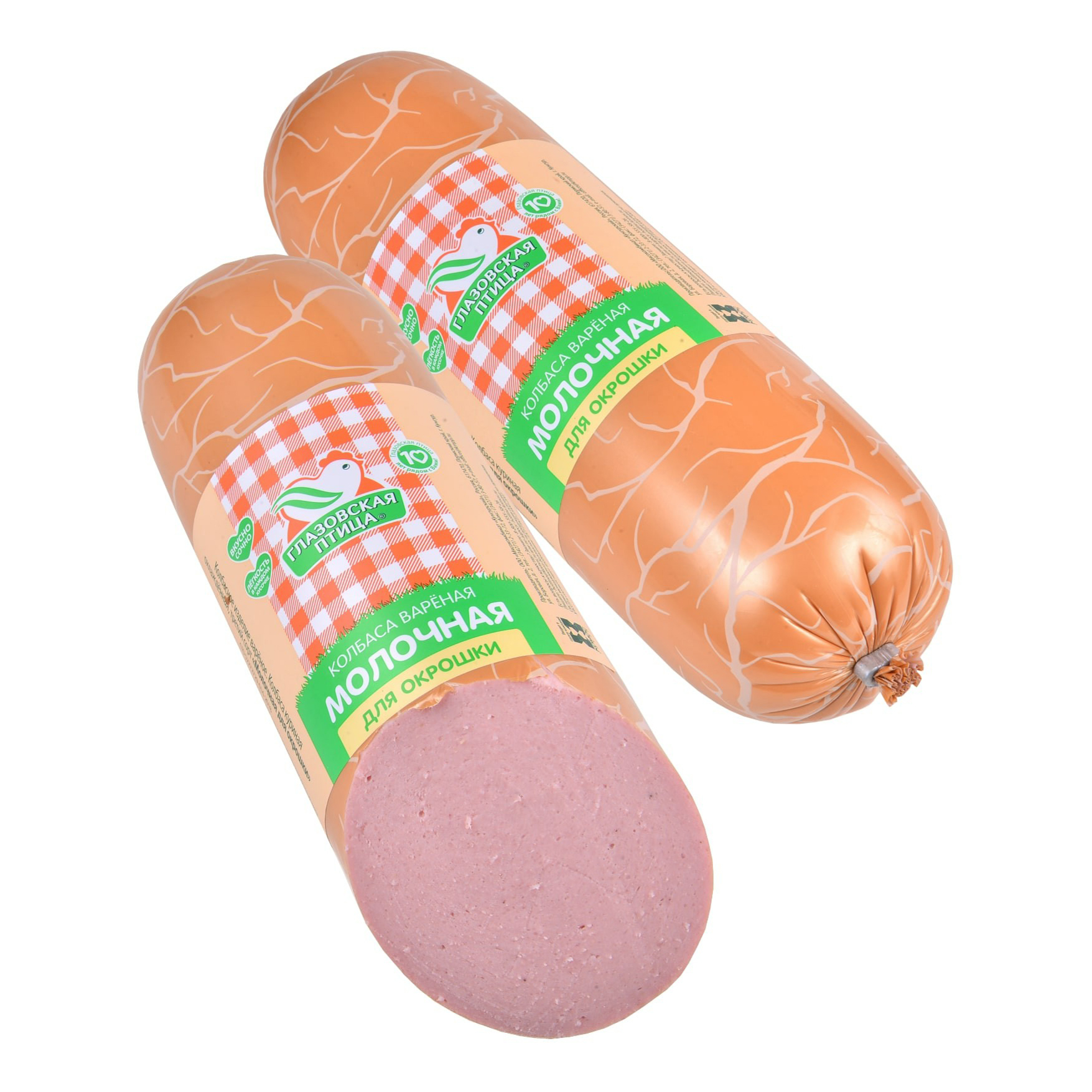 

Колбаса Глазовская птица Молочная для окрошки вареная