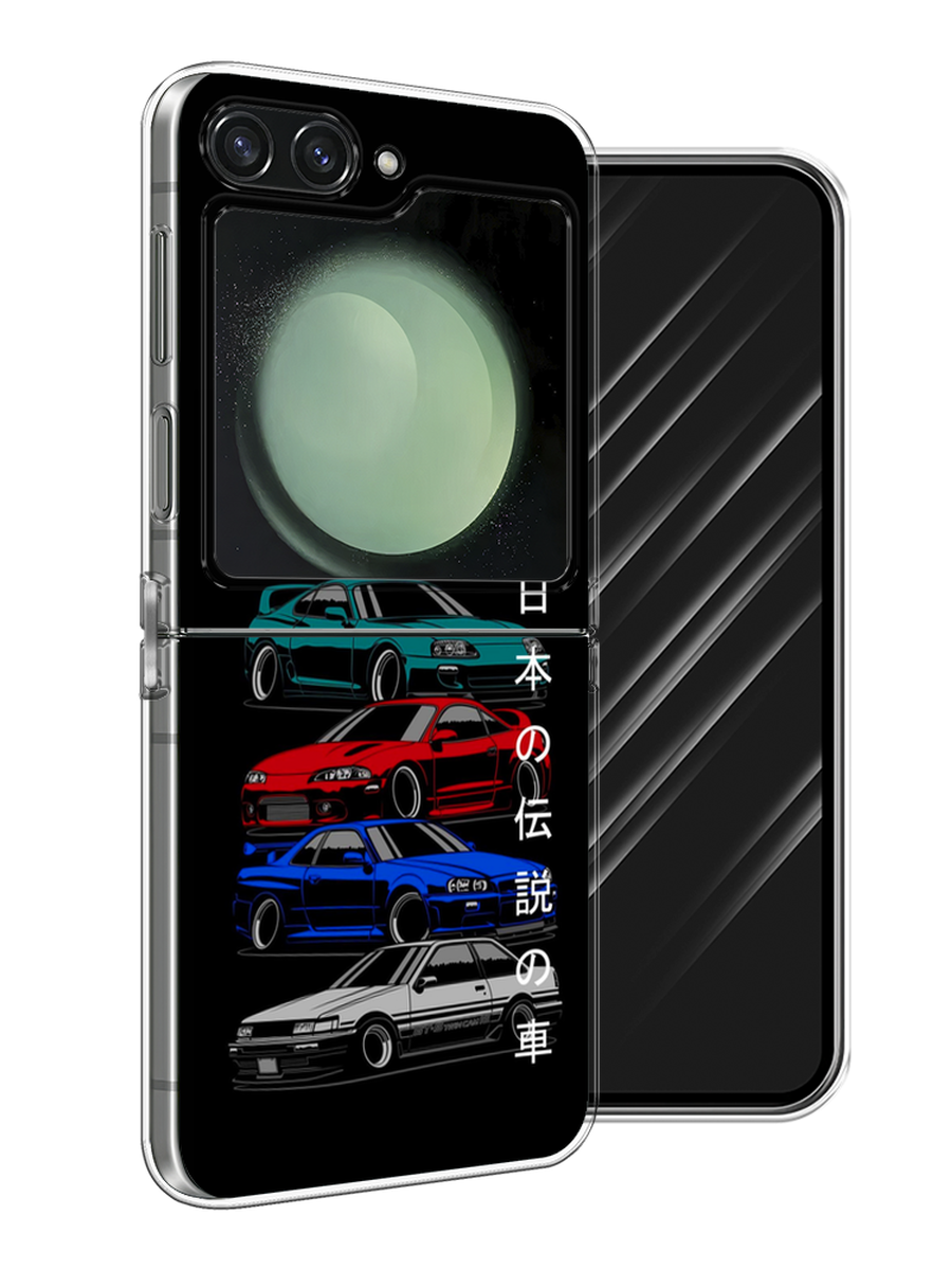 

Чехол Awog на Samsung Galaxy Z Flip 6 "JDM Legend cars", Зеленый;красный;синий, 2109750-1