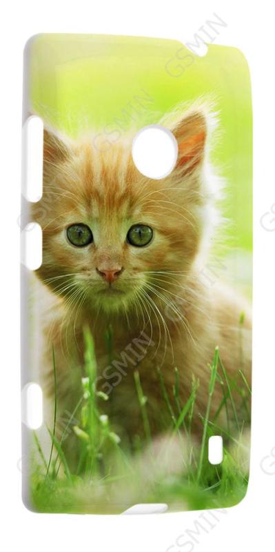 

Чехол NoBrand для Nokia Lumia 520 Дизайн 56, Белый