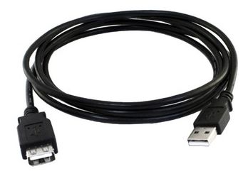 кабель USB EXPLOYD EX-K-1400 Кабель USB 2.0 AM - AF 2.0M чёрный