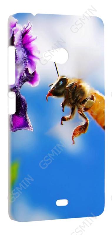 

Чехол NoBrand для Microsoft Lumia 540 Дизайн 161, Белый