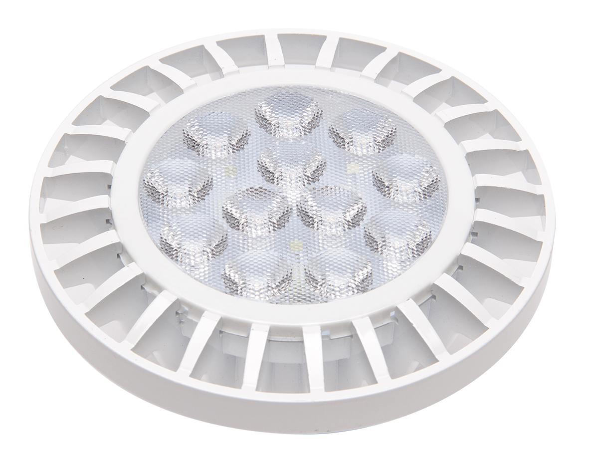 

Лампа светодиодная LED 12Вт G53 800Лм 230V/50Hz теплый прозрачная