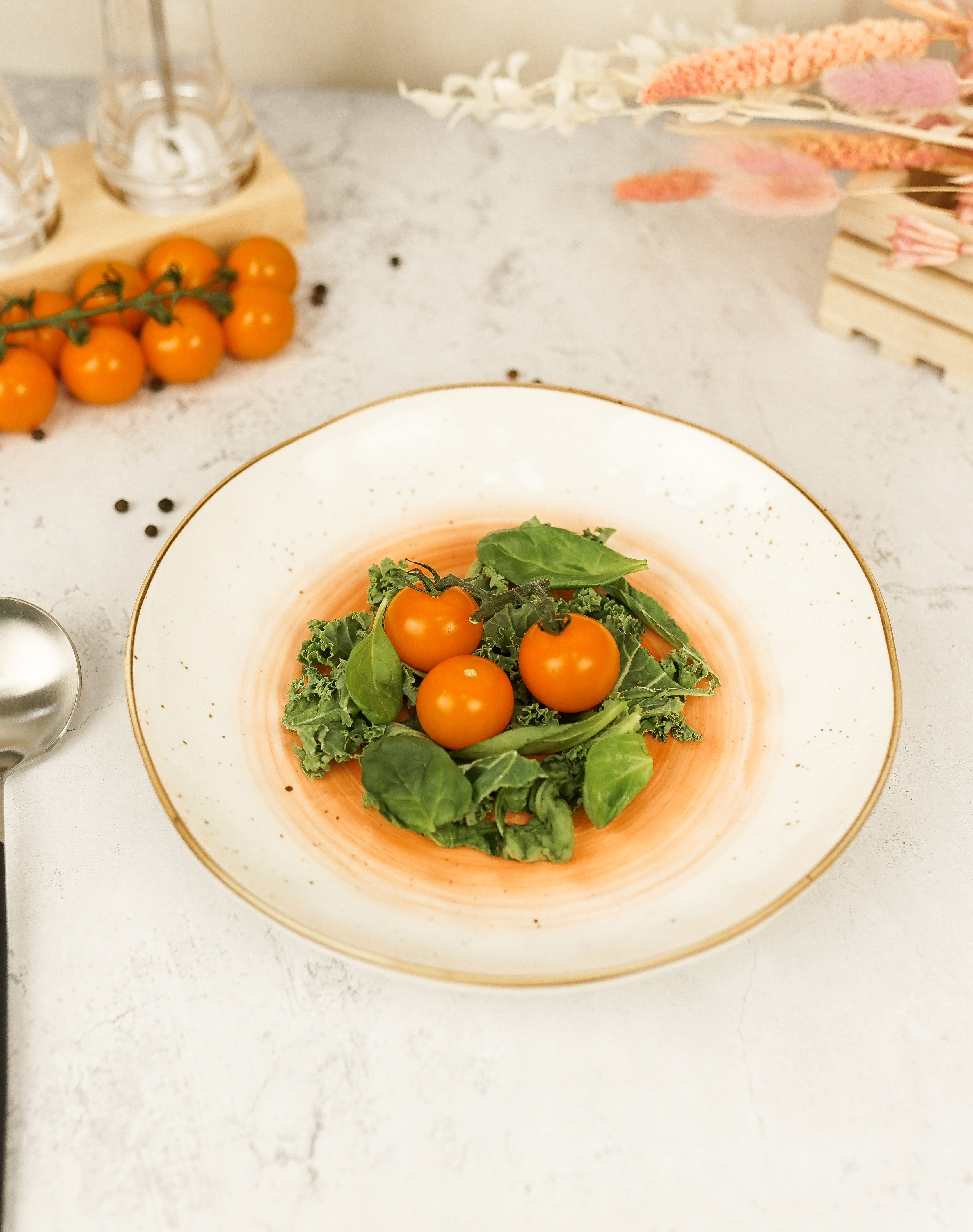 

Тарелка P.L. Proff Cuisine The Sun Eco 27 см оранжевая