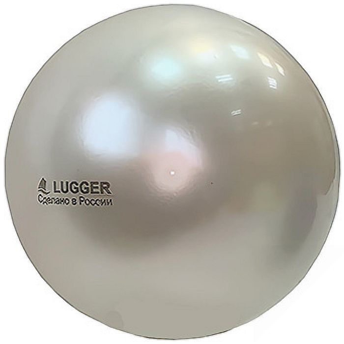 

Мяч для художественной гимнастики LUGGER d=15 см, однотонный (серебристый), d=15 см однотонный