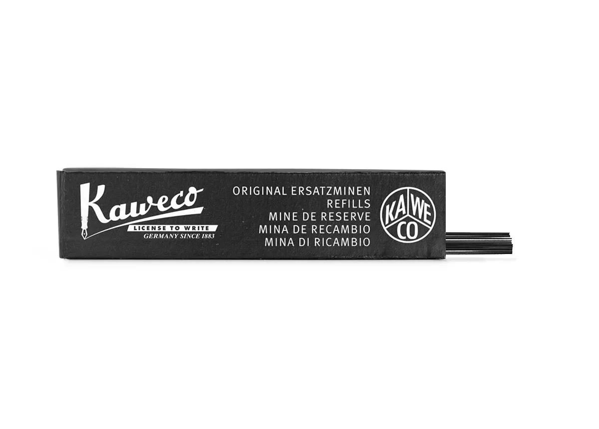 Грифели для карандашей Kaweco, цвет: чёрный, HB, 1,18 мм, 12 штук