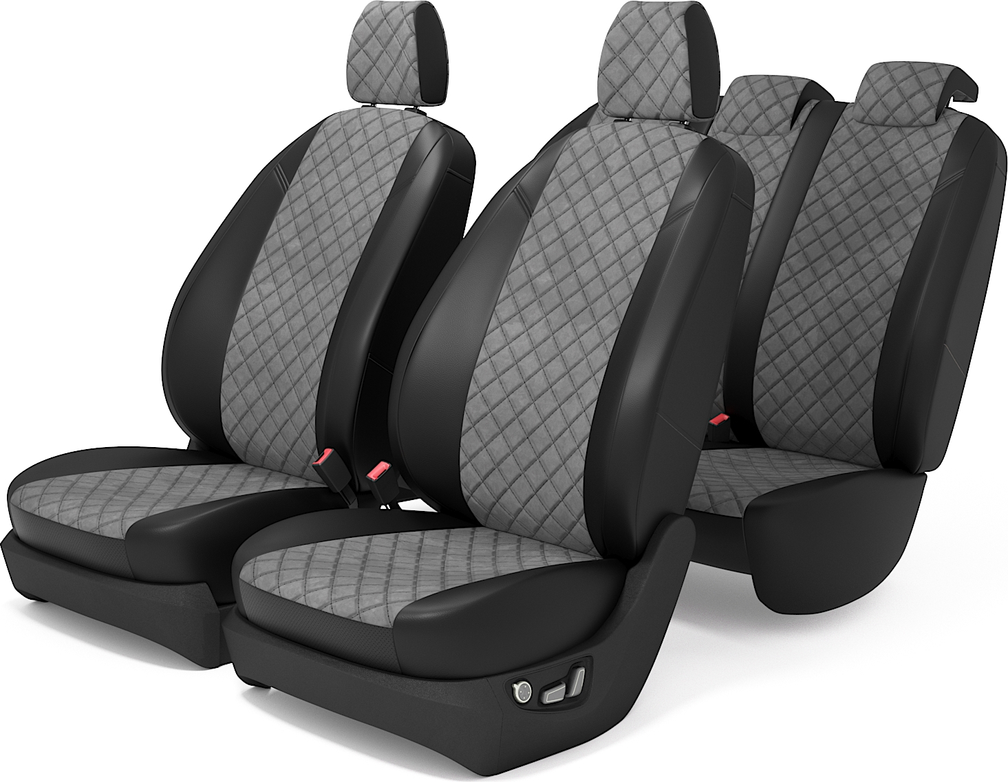 

Авточехлы для Фольксваген Пассат Б6 SportLine/ComfortLine с 2005 по 2010 год, Серый, PPassatB6B7Sd0515