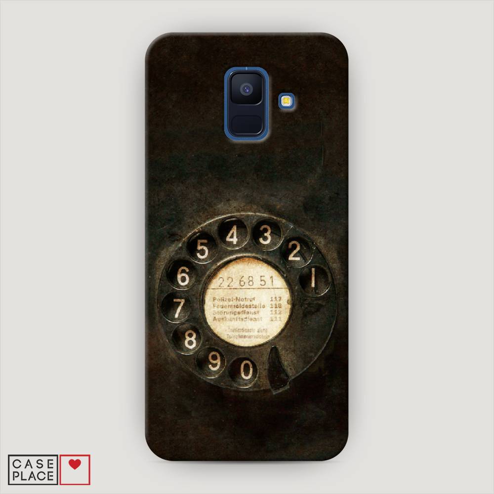 фото Чехол awog "старинный телефон" для samsung galaxy a6