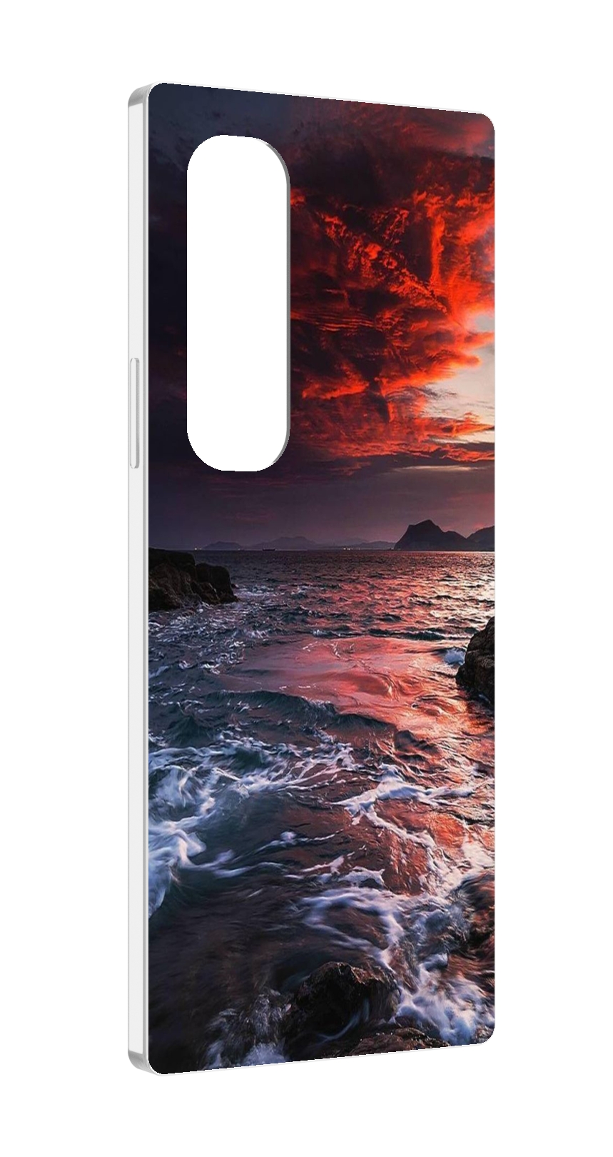 

Чехол MyPads красивый залив для Samsung Galaxy Z Fold 4 (SM-F936), Прозрачный, Tocco