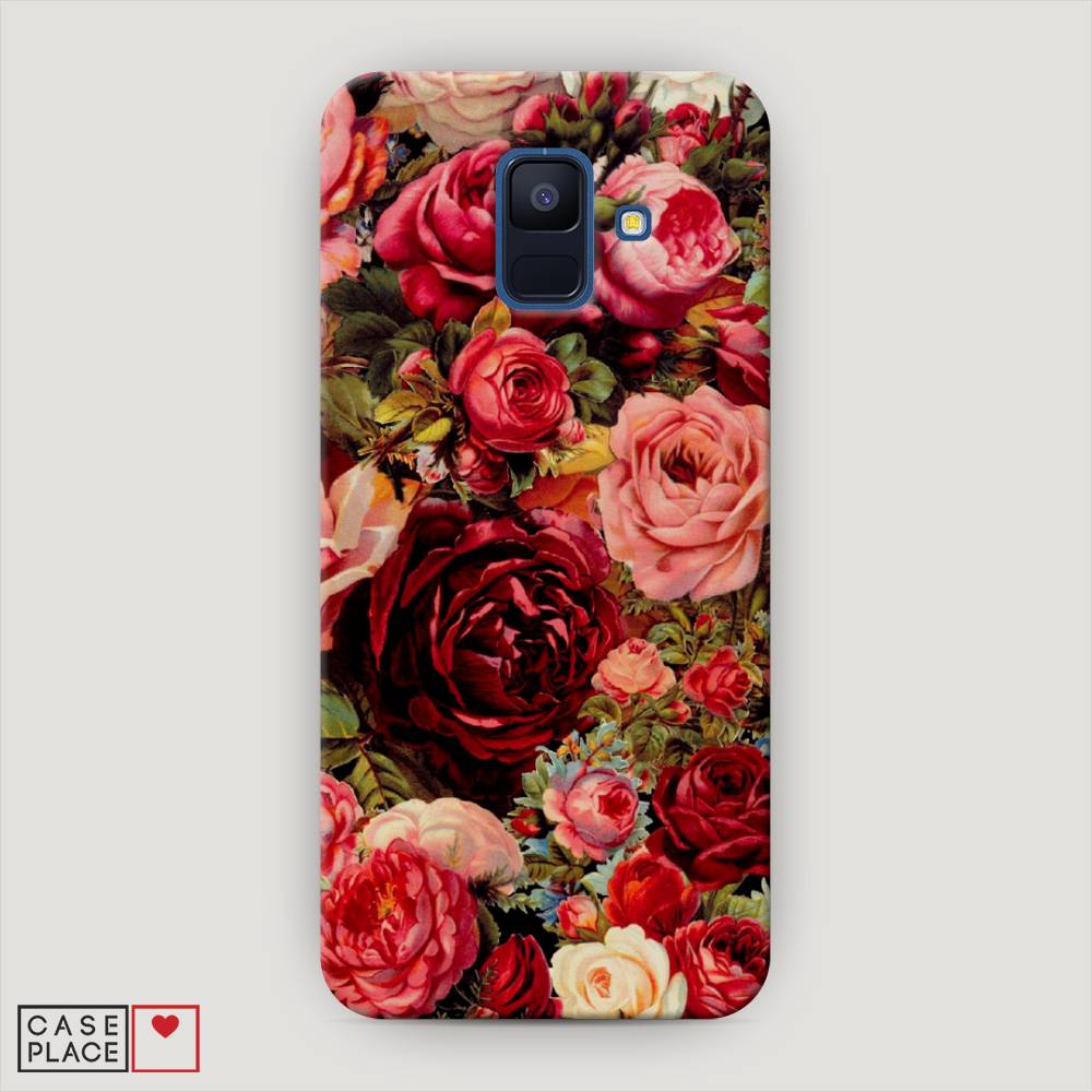 

Чехол Awog "Розы винтажные" для Samsung Galaxy A6