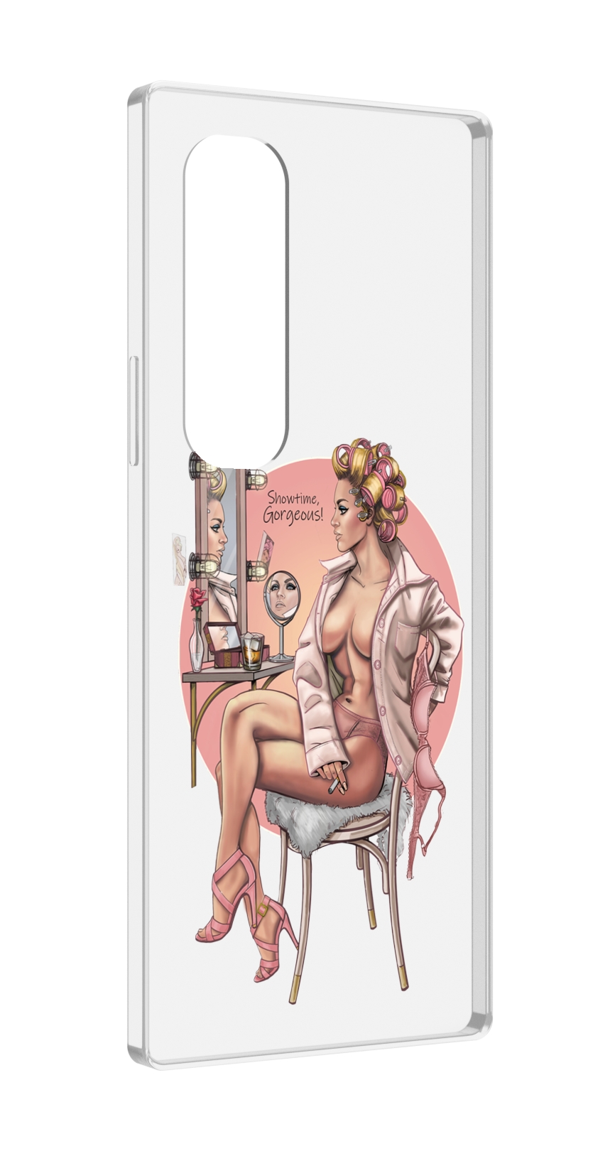 

Чехол MyPads красивая-девушка-с-зеркалом женский для Samsung Galaxy Z Fold 4 (SM-F936), Прозрачный, Tocco