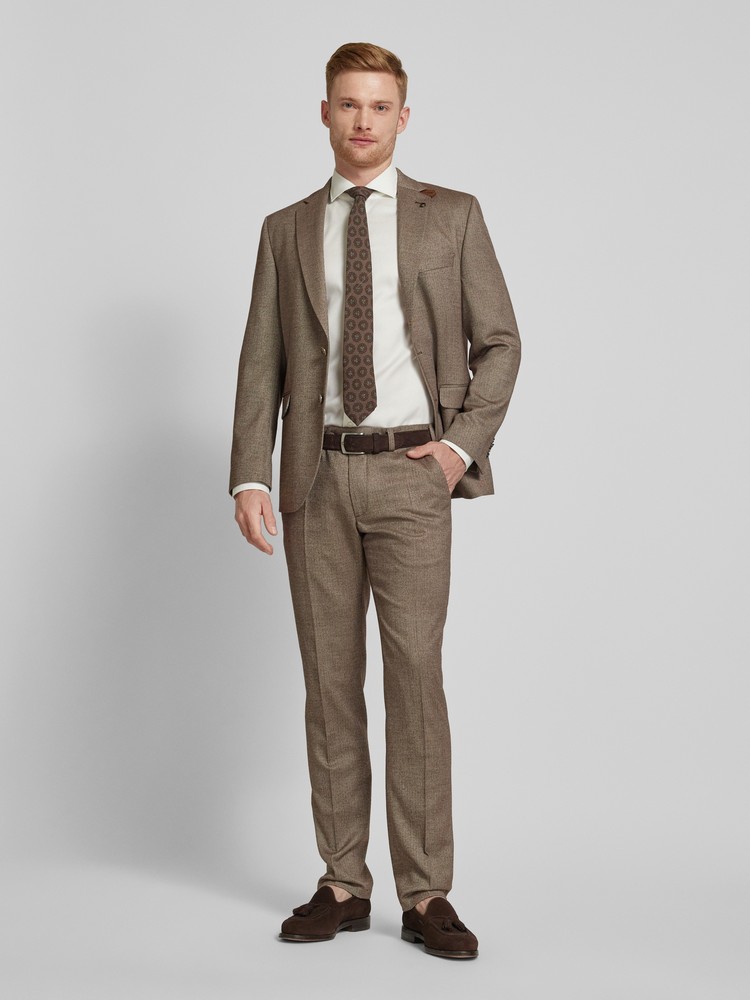 Брюки мужские Digel 12401491100411 коричневые 54 RU 24257₽