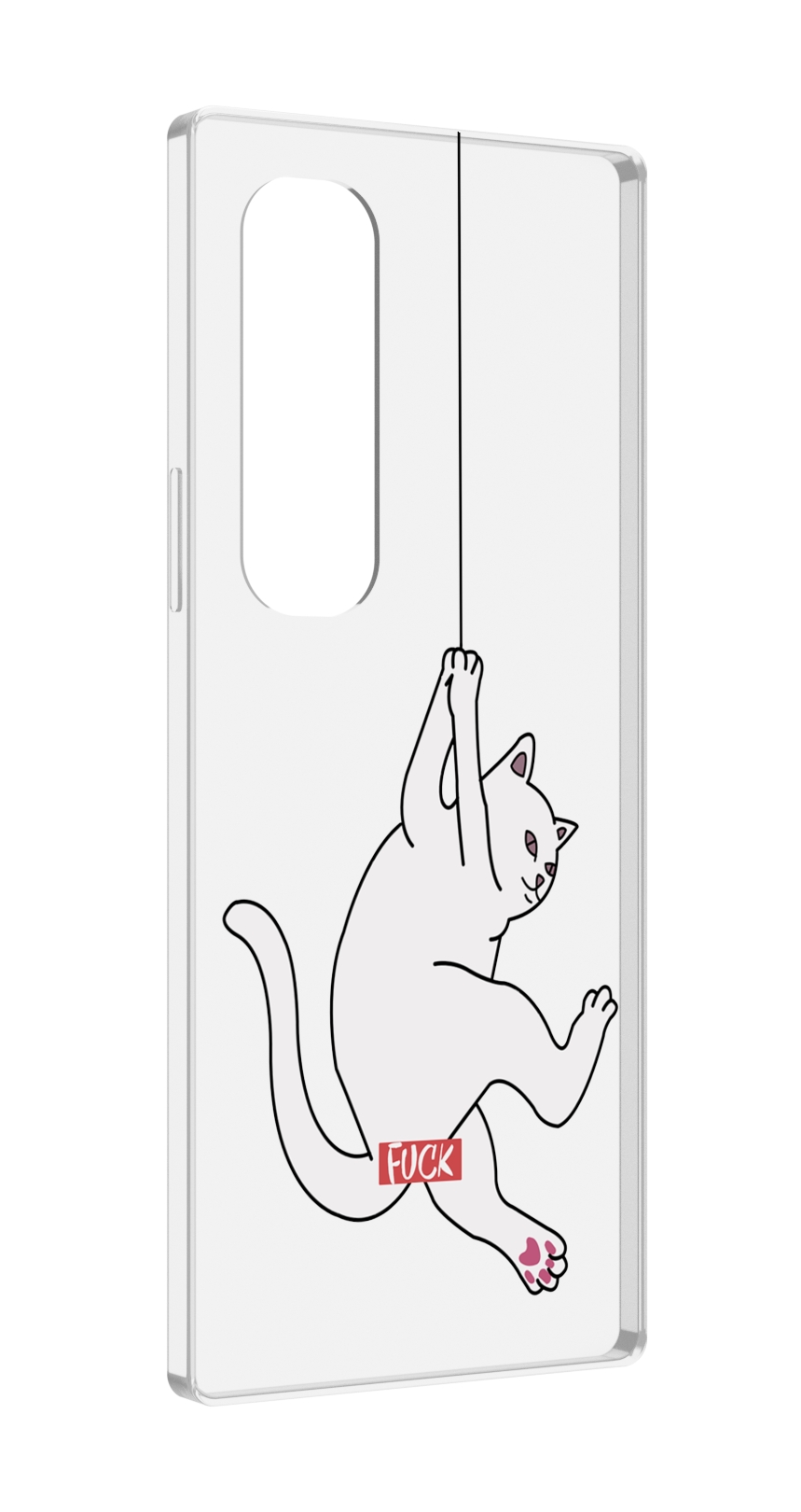 

Чехол MyPads котяра-на-веревке для Samsung Galaxy Z Fold 4 (SM-F936), Прозрачный, Tocco