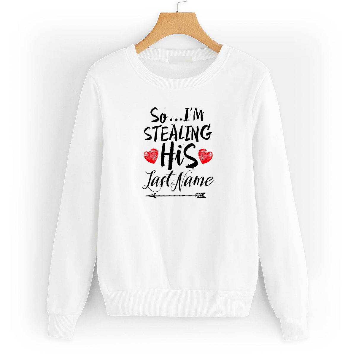 

Свитшот белый CoolPodarok so...im stealing, 8W043496