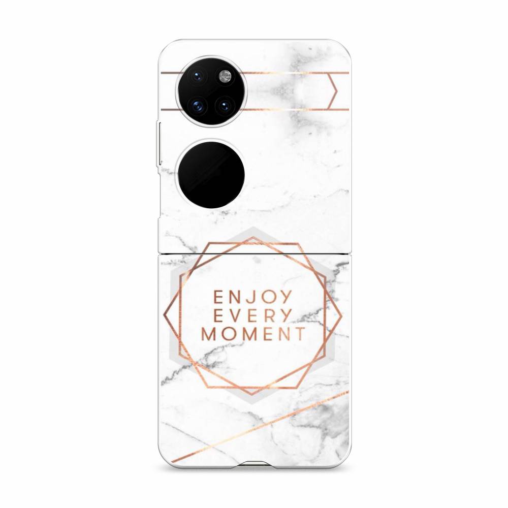 

Чехол Awog "Enjoy every moment мрамор" для Huawei P50 pocket, 6107440-5