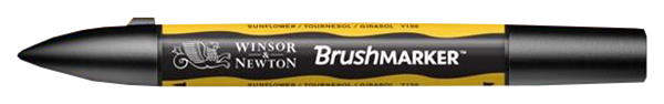 

Маркер спиртовой Winsor&Newton Brushmarker Y156 желтый подсолнечник