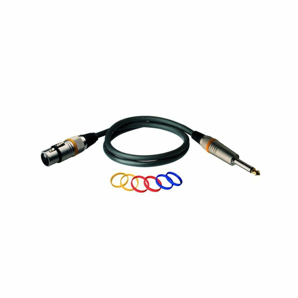 фото Кабель аудио 1xjack - 1xxlr rockcable rcl30381 d6 f 1.0 m