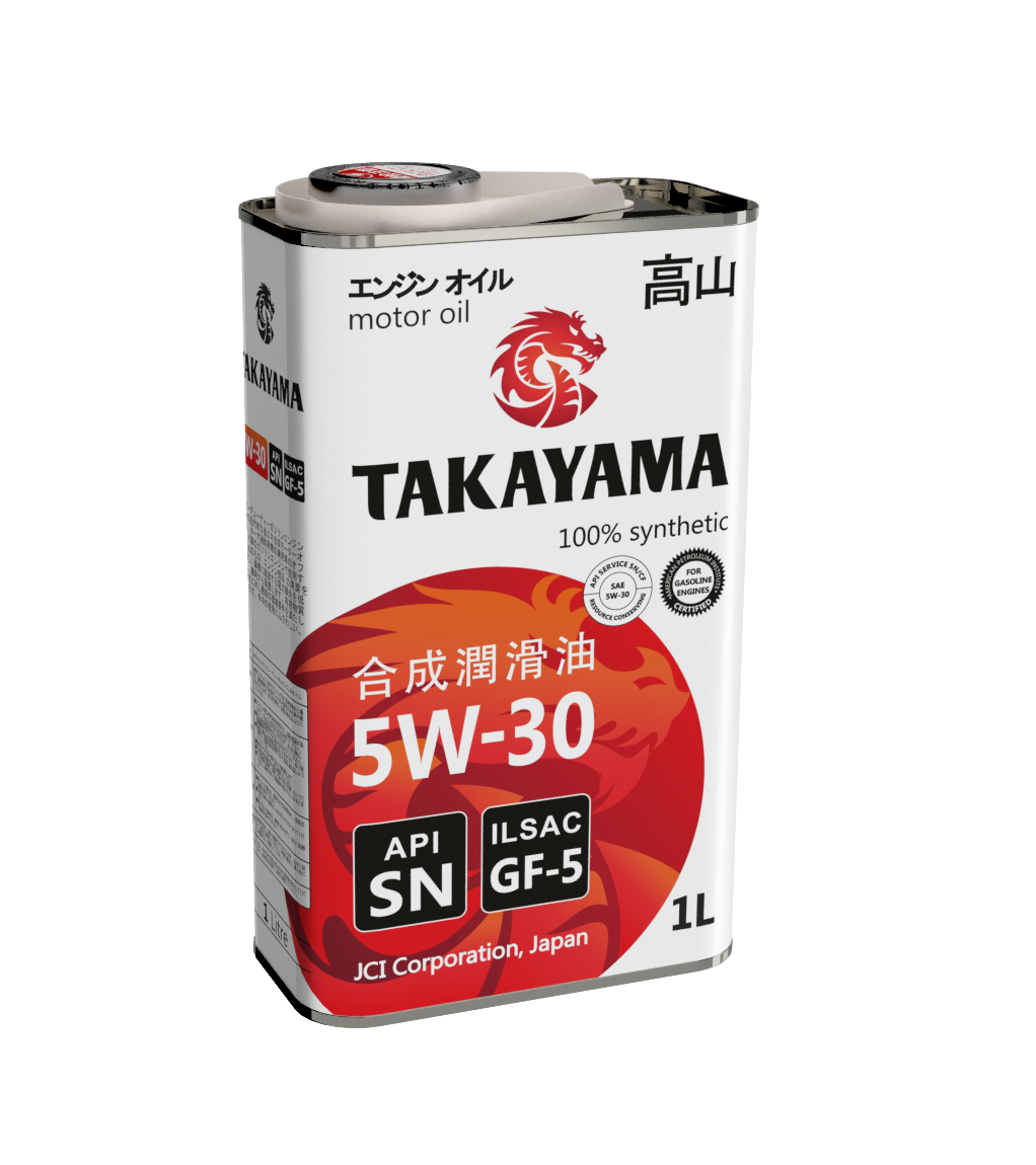 Моторное масло TAKAYAMA синтетическое SAE 5W30 ILSAC GF-5 API SN 1л