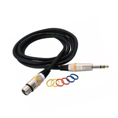 фото Кабель аудио 1xjack - 1xxlr rockcable rcl30386 d6 f 6.0m