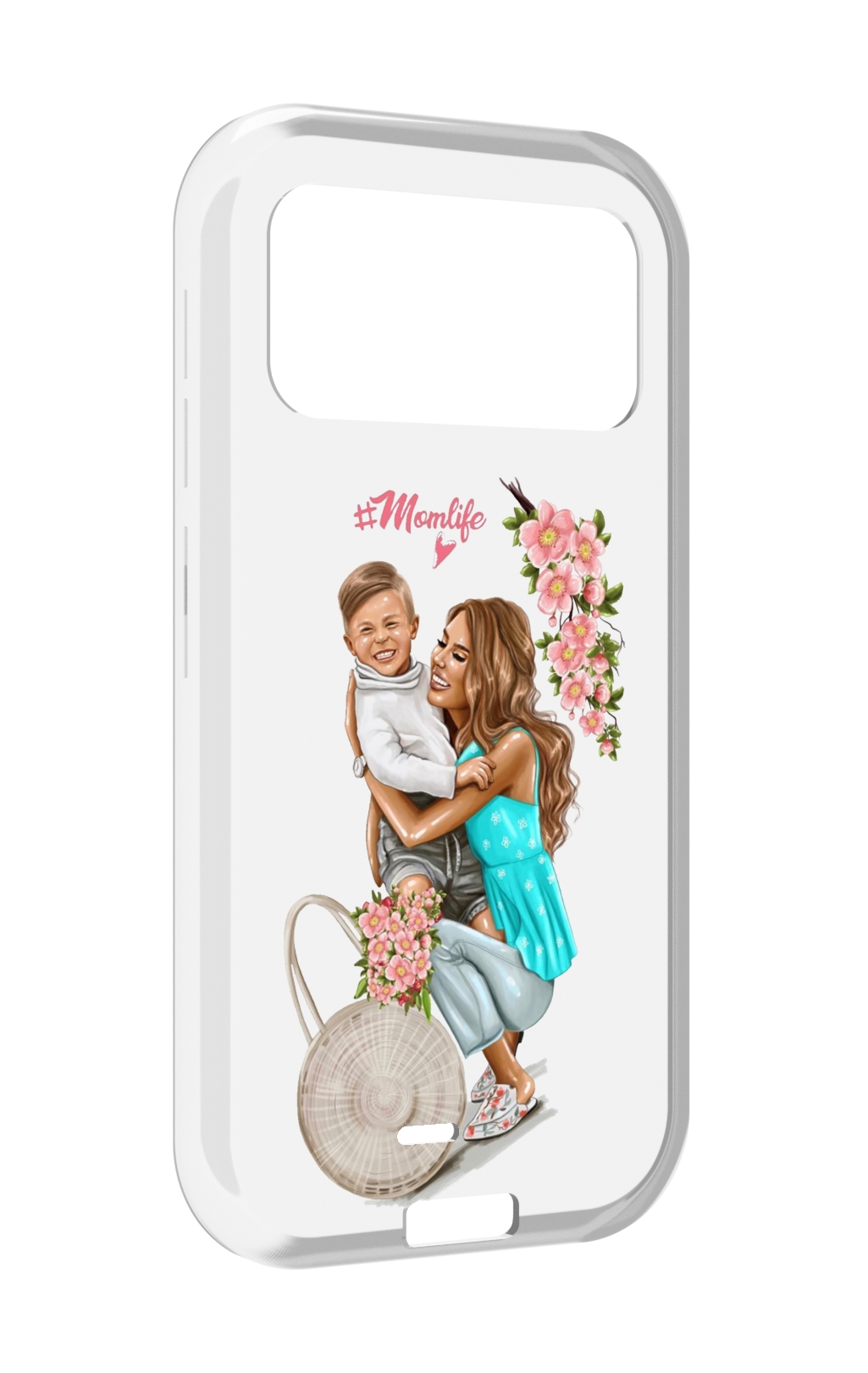 

Чехол MyPads Momlife для Oukitel F150 H2022, Прозрачный, Tocco