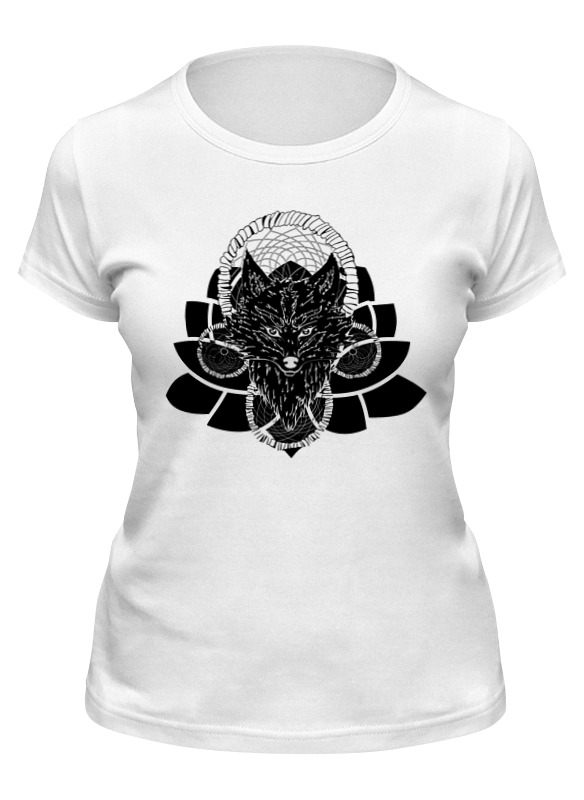 

Футболка женская Printio Ловец снов с лисой. белая M, Белый, Ловец снов с лисой.