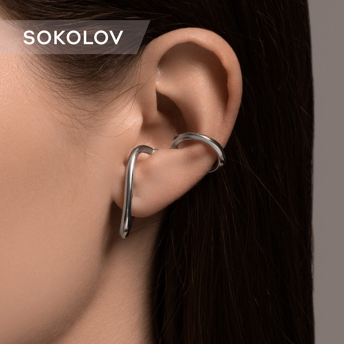 

Моносерьга из серебра SOKOLOV 94170304, 94170304