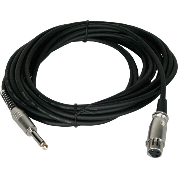 фото Кабель аудио 1xjack - 1xxlr invotone acm1006bk 6.0m