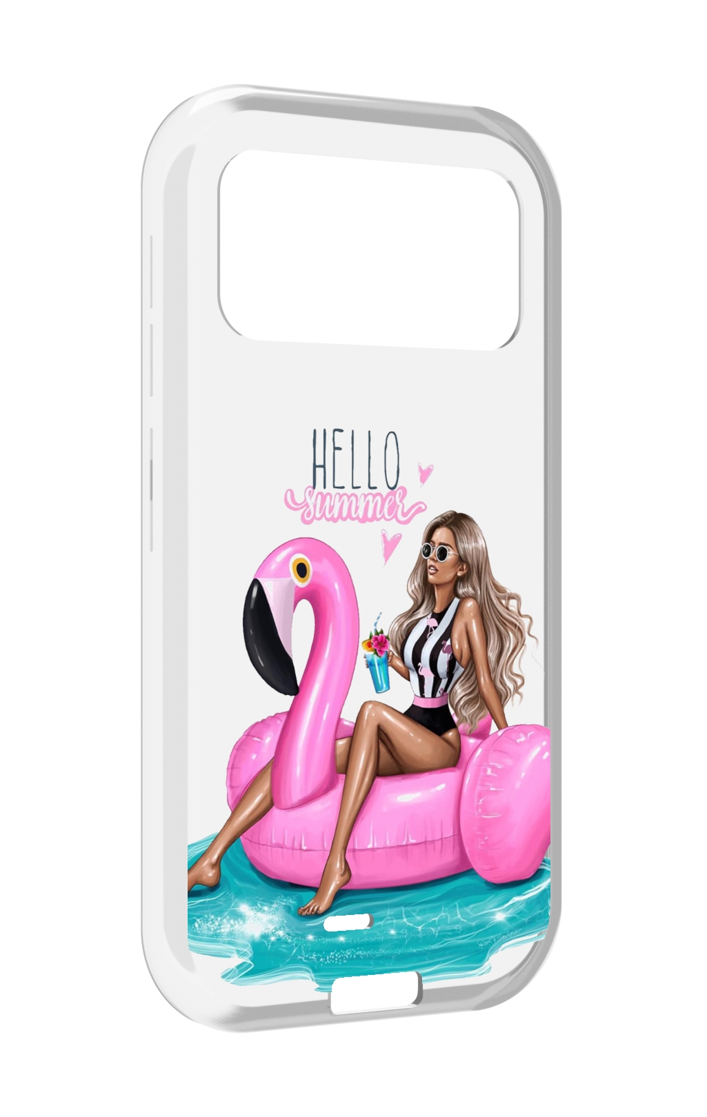 

Чехол MyPads Hello-summer для Oukitel F150 H2022, Прозрачный, Tocco