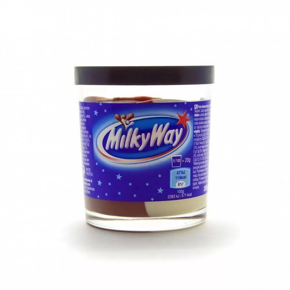 Шоколадная паста Milky Way из молочного и белого шоколада(Милки Вэй) 200гр