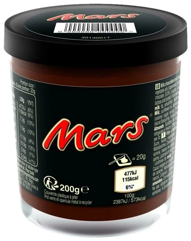 Шоколадная паста Mars (Марс) 200 гр