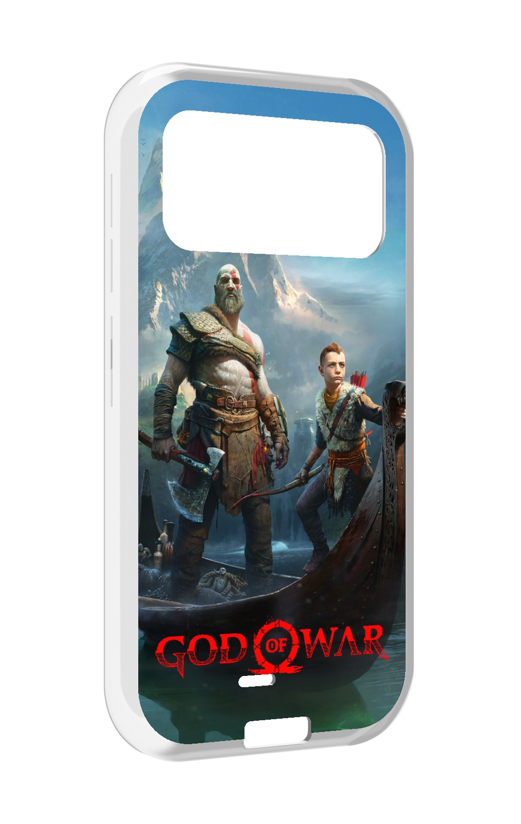 

Чехол MyPads God Of War Кратос Атрей для Oukitel F150 H2022, Прозрачный, Tocco