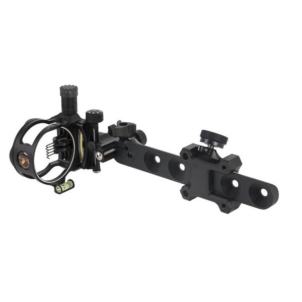 

Прицел для блочного лука Topoint DB8250 5 пинов, микрорегулировка, подсветка, Черный, DB8250