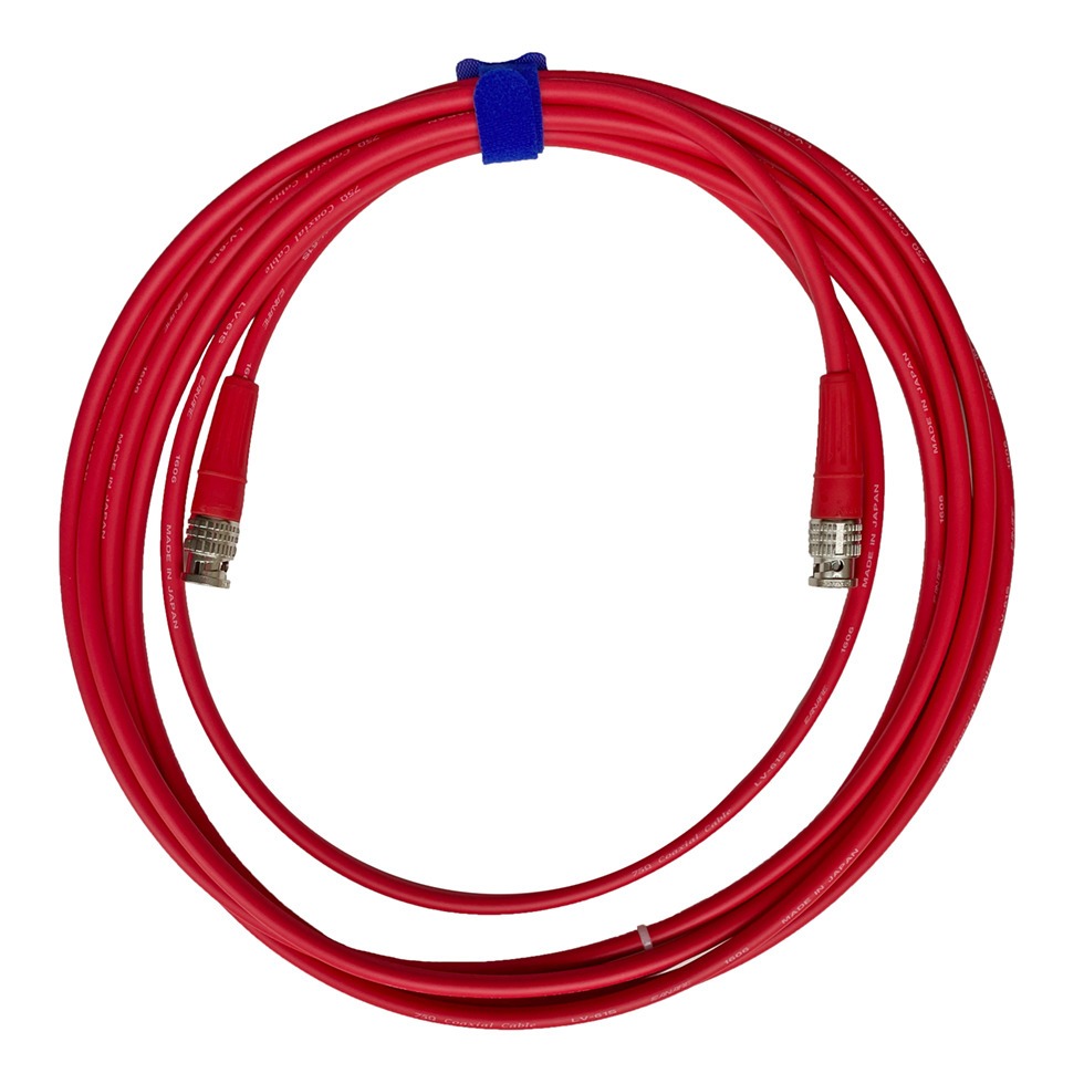 фото Кабель коаксиальный bnc - bnc gs-pro 12g sdi bnc-bnc mob red 30.0m