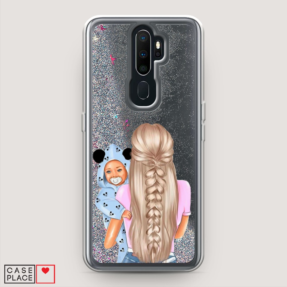 

Чехол Awog на Oppo A5 (2020) "Молодая мама", Разноцветный, 251391-1