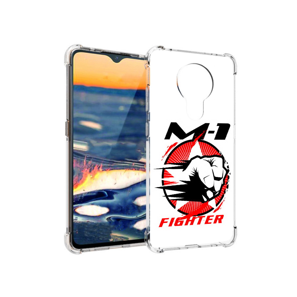 

Чехол MyPads Tocco для Nokia 5.3 единоборства М-1 (PT227052.106.342), Прозрачный, Tocco