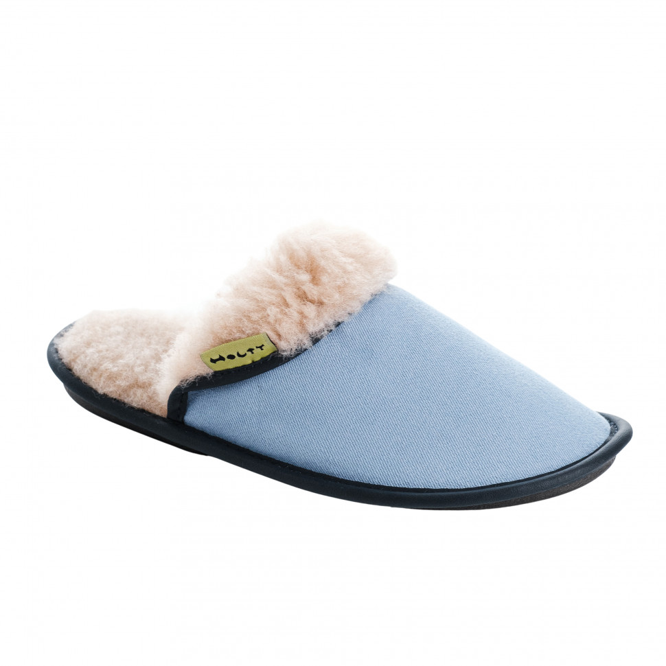 

Тапочки женские HOLTY голубые 37 RU, 030322-1200/эп-джинса