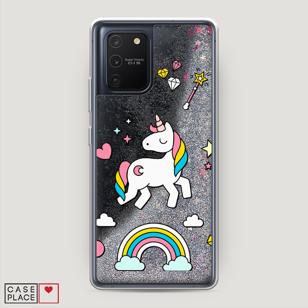 

Чехол Awog на Samsung Galaxy A91/S10 Lite "Принцесса единорог", Разноцветный, 29991-1