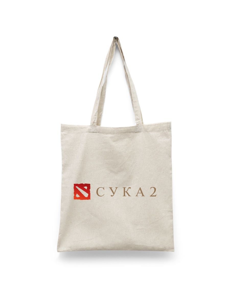 фото Сумка шоппер унисекс сувенирshop dota 75, белый