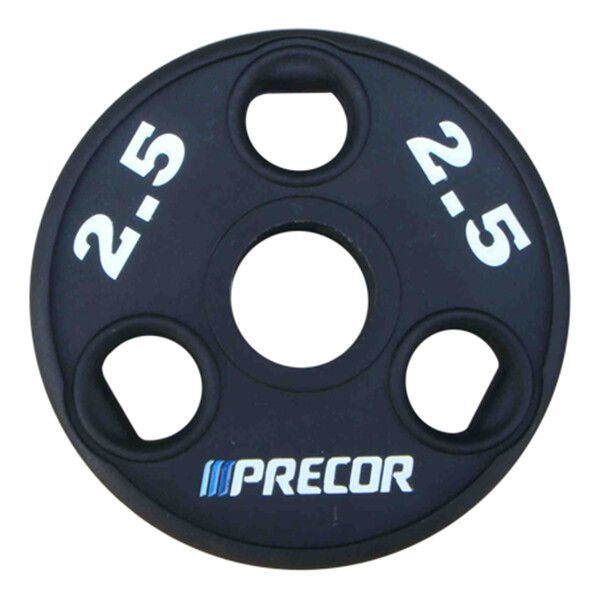 

Диск олимпийский Precor UPP-2.5KG лазерная гравировка/черный, UPP-2.5KG