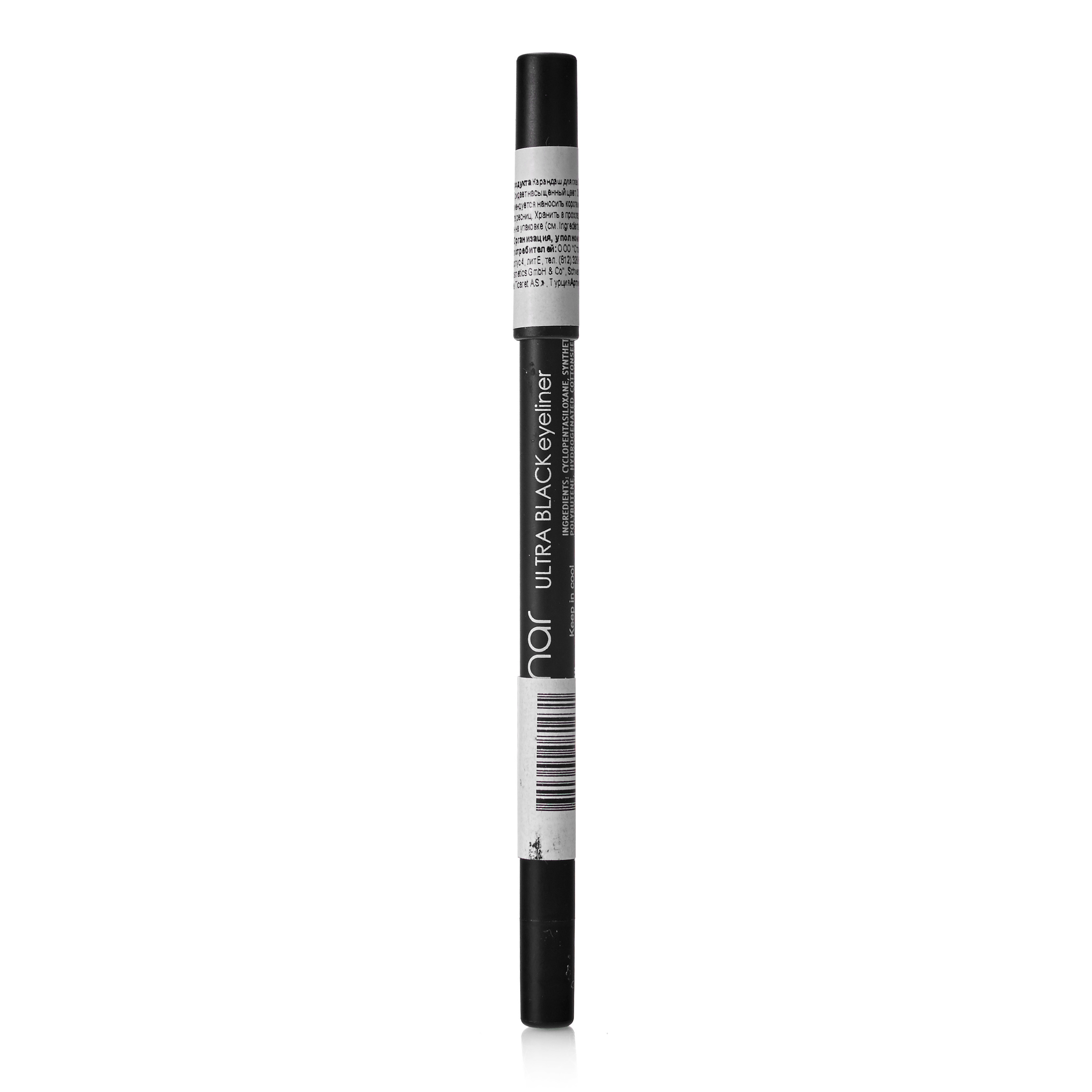 Карандаш для век Flormar ULTRA EYELINER Black карандаш для глаз absolute new york waterproof gel eyeliner white 2 г