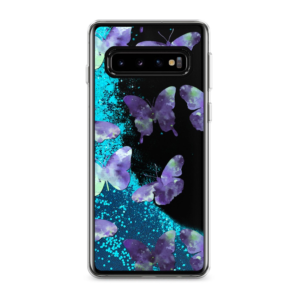 

Чехол Awog на Samsung Galaxy S10 "Бабочки отпечатки", Разноцветный, 27093-1