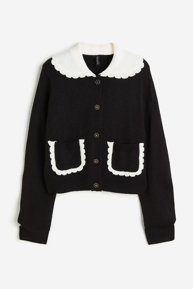 

Кардиган женский H&M 1212578 черный S, 1212578