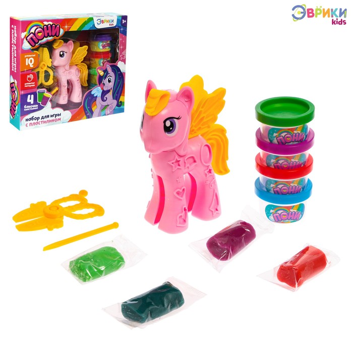 

Набор игровой «Пони», цвет розовый, Разноцветный