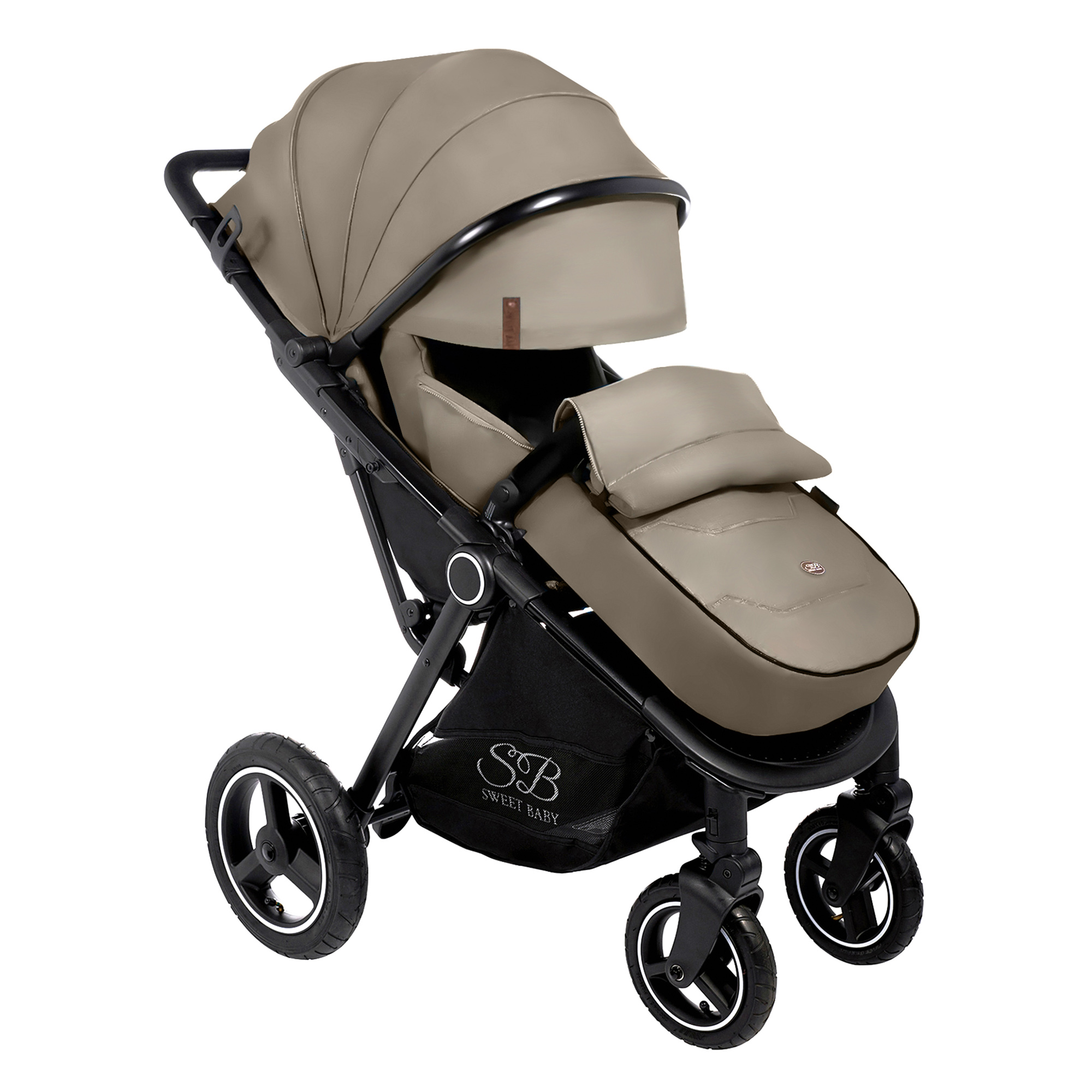 фото Прогулочная коляска sweet baby suburban compatto beige (air) 426721