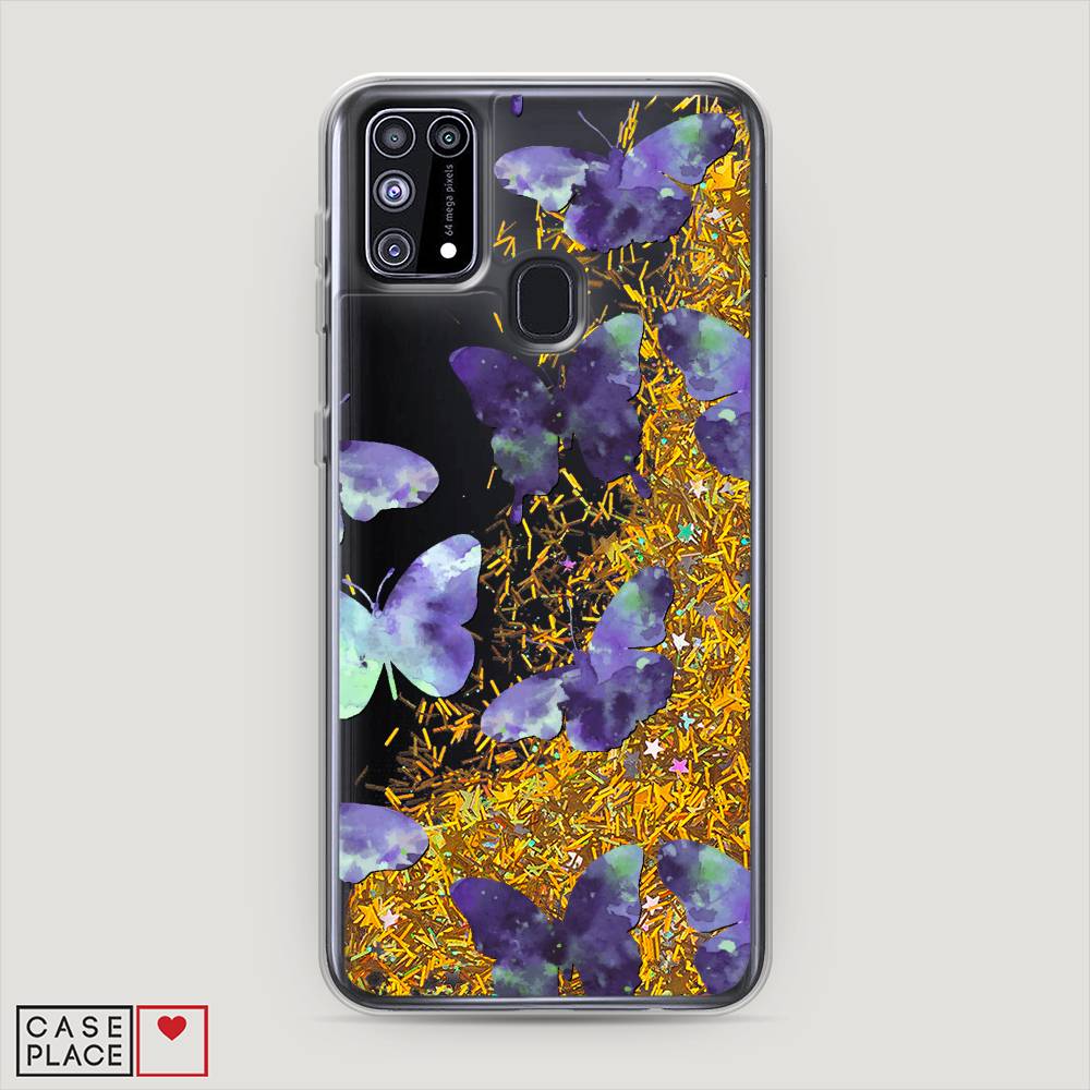 

Чехол Awog на Samsung Galaxy M31 / Самсунг M31 "Бабочки отпечатки", Разноцветный, 2100790-1